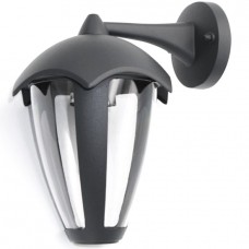 Φωτιστικό Φανάρι Επίτοιχο 1xE27 Αλουμινίου Σκούρο Γραφίτη IP44 9-3626